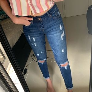 Forever 21 dark blue denim